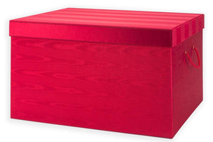 Ultimate European Ornament Chest - SOLID RED TOP & BOTOM